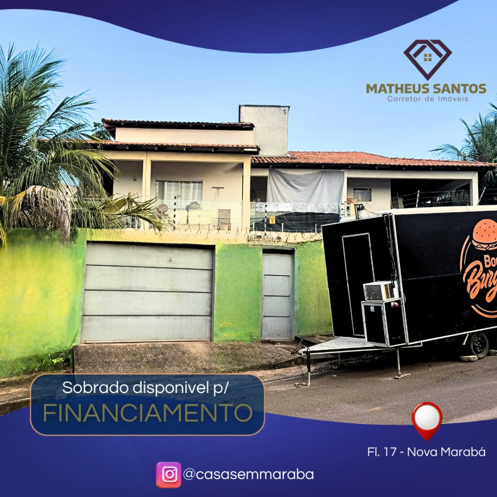 Sobrado - Venda - Folha 17 Nova MarabÁ - Marabá - PA