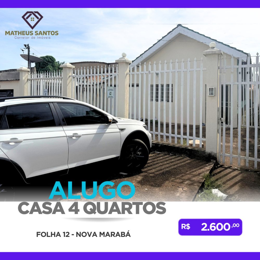 Casa - Aluguel - Folha 12 Nova Marab - Marab - PA